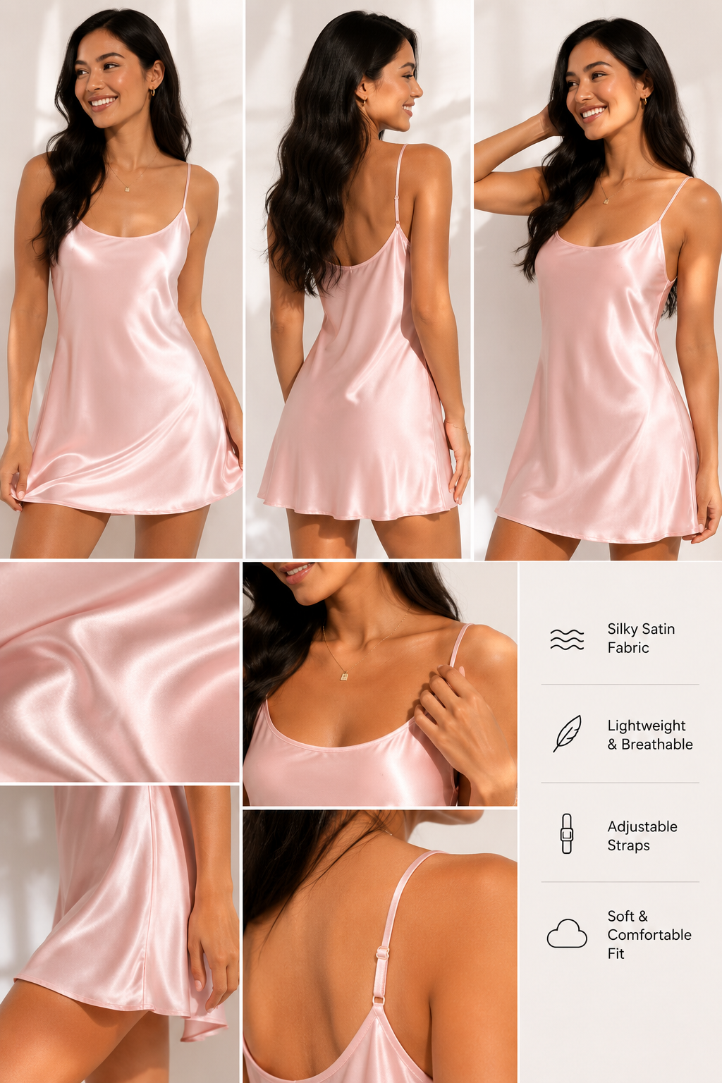 SILK NIGHT DRESS