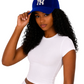 Blue NY Diamond Hat