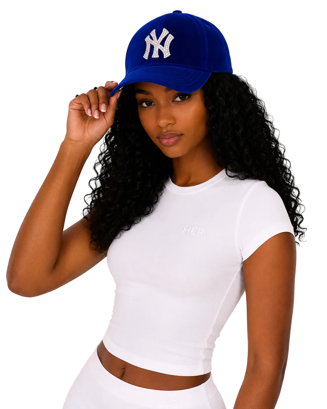Blue NY Diamond Hat